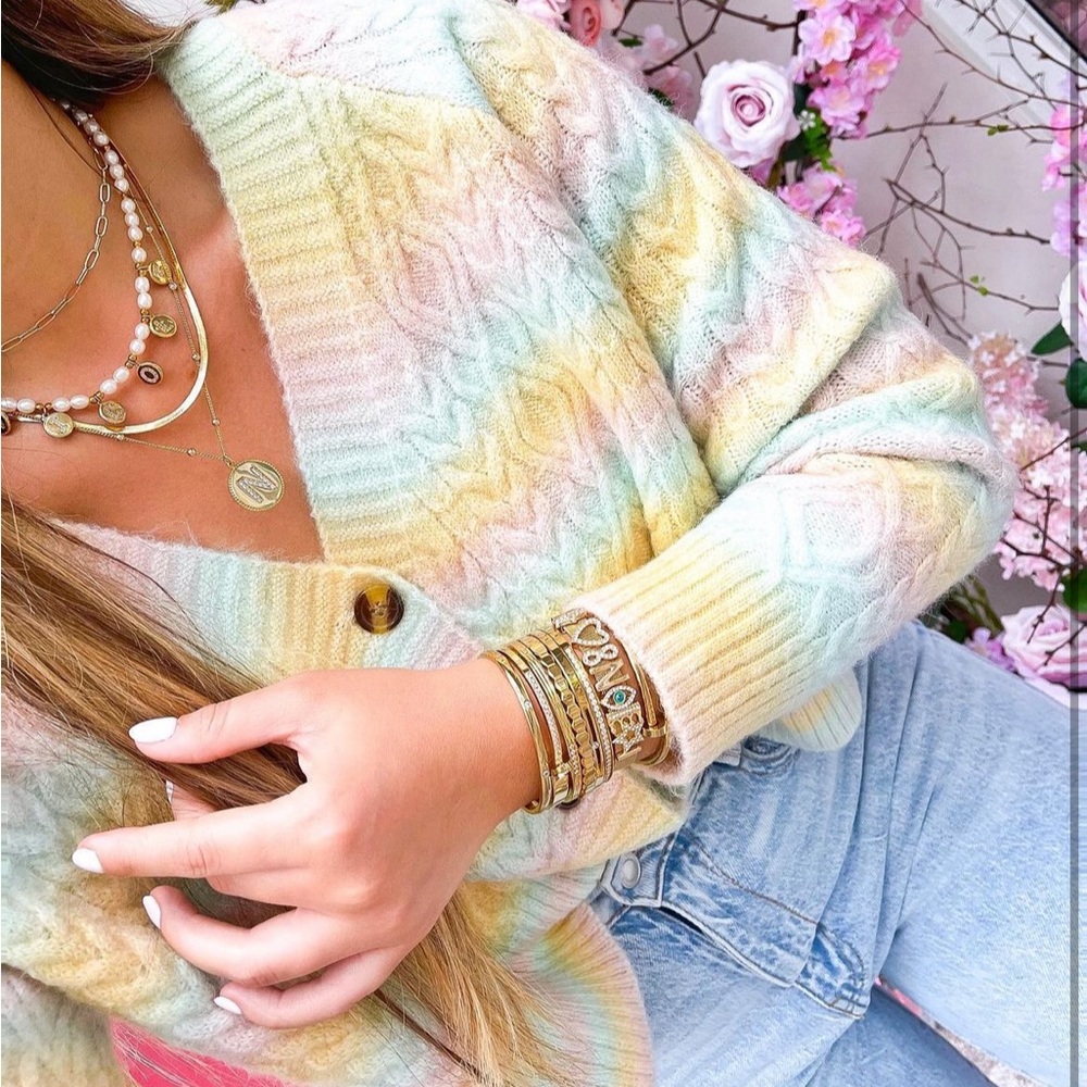 Pastel Rainbow Sweater  🌈